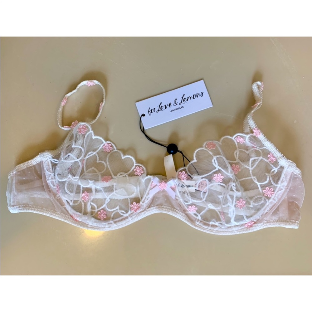 For Love & Lemons Love Letter Bra